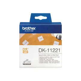 Brother DK11221 Etiquettes 23 x 23mm photo du produit