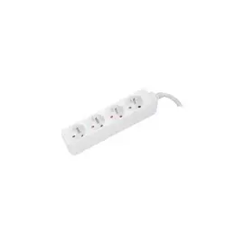 DEXLAN Multiprise 4 prises sans interrupteur blanche - 4,0 m photo du produit