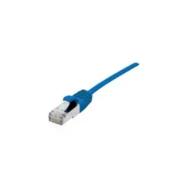 DEXLAN Cordon RJ45 CAT 6A S/FTP LSOH Ultra Fin bleu - 1 m photo du produit