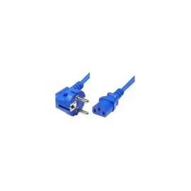 Cordon d alimentation PC CEE7 / C13 bleu - 1,8 m photo du produit