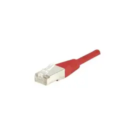 Cordon RJ45 categorie 5e F/UTP rouge - 0,7 m photo du produit