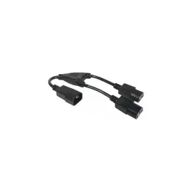 Rallonge electrique en  Y  1 x C14 / 2 x C13 - 0,3 m photo du produit
