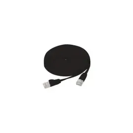 Cordon RJ45 plat categorie 6 U/FTP snagless noir - 2 m photo du produit