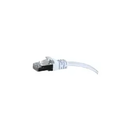 Cordon RJ45 plat categorie 6 U/FTP snagless blanc - 20 m photo du produit