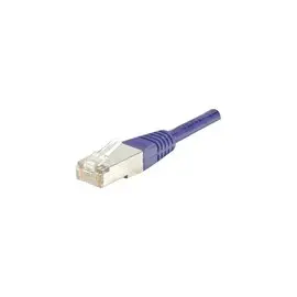 Cordon RJ45 categorie 6 S/FTP violet - 15 m photo du produit
