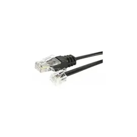 Cordon telephonique RJ11 / RJ45 noir - 3 m photo du produit
