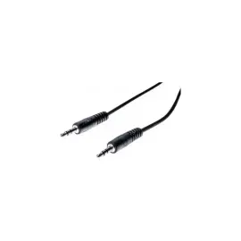 Cordon stereo jack 3.5 mm noir - 3 m photo du produit
