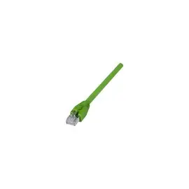 Cordon RJ45 categorie 6A S/FTP LSOH PURsnagless vert - 10 m photo du produit