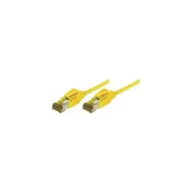 Cordon RJ45 sur cable categorie 7 S/FTPLSOH snagless jaune - 1 m photo du produit