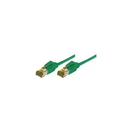 Cordon RJ45 sur cable categorie 7 S/FTPLSOH snagless vert - 10 m photo du produit