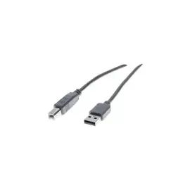 Cordon eco USB 2.0 type A /B gris - 1,0m photo du produit