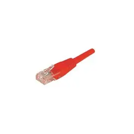 Cordon RJ45 categorie 5e U/UTP rouge - 0,15 m photo du produit