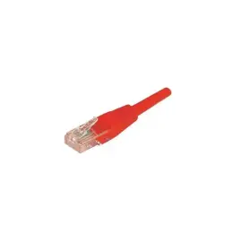 Cordon RJ45 categorie 6 U/UTP rouge - 5m photo du produit