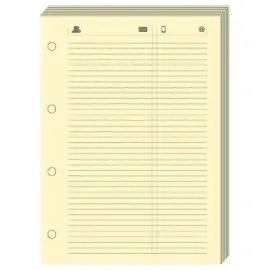 FEUILLES TELEPHONE T17 Ivoire rech s/f photo du produit