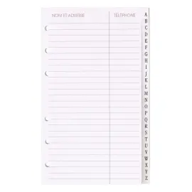 FEUILLES REPERTOIRE A-Z 0915 TD rech s/f photo du produit