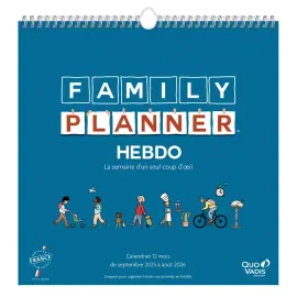 CAL FAMILY PLANNER HEBDO 30X30 FR Fam p5 photo du produit
