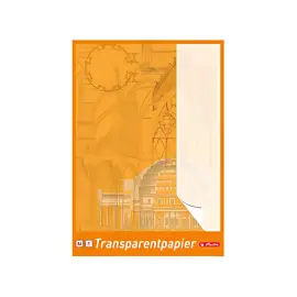 HERLITZ Bloc de papier transparent A4, 65 g/m2 photo du produit