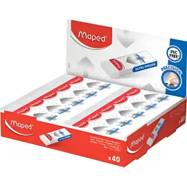 40 MAPED Gomme en plastique Technic PRECISION, pr&eacute;sentoir de 40 photo du produit