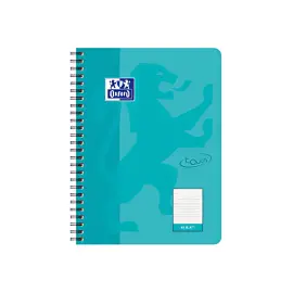 Cahier Lign&eacute; - B5 - 160 pages - Bleu aqua - Oxford photo du produit