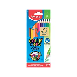 MAPED Crayon de couleur COLOR'PEPS Star, étui carton de 72 photo du produit