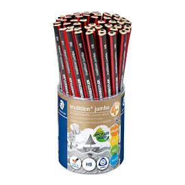 50 STAEDTLER Crayon d'initiation &agrave; l'&eacute;criture jumbo, pot de 50 photo du produit