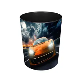 L&auml;ufer Corbeille &agrave; papier Voiture de course photo du produit