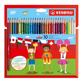 STABILO Crayons de couleur color, hexagonal, &eacute;tui en carton photo du produit