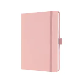 sigel Carnet de notes Jolie Feel, tissu, A5, lign&eacute;, rose photo du produit