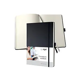 sigel Carnet de notes Conceptum, A4, quadrill&eacute;, beige photo du produit