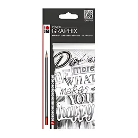 Marabu Crayon de papier 'GRAPHIX', étui de 12 en carton, photo du produit