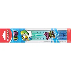 MAPED R&egrave;gle plate Twist'n Flex DECOR, 200 mm, incassable photo du produit