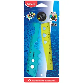 MAPED R&egrave;gle pliable CROC CROC, 150 / 300 mm, plastique photo du produit