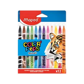 MAPED Feutre COLOR'PEPS Animals, étui carton de 12 photo du produit