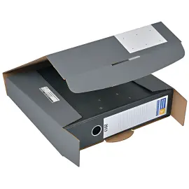 20 ColomPac Carton d'exp&eacute;dition pour classeur, (L)50 mm, gris photo du produit