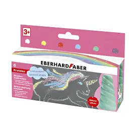 EBERHARD FABER Craie de trottoir corne de licorne, étui de 6 photo du produit