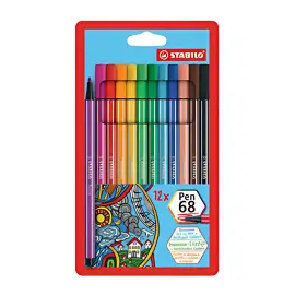 STABILO Feutre Pen 68, étui en carton de 12 photo du produit
