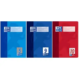 Oxford cahier, format A5, lin&eacute;ature 5/5 mm quadrill&eacute;, photo du produit