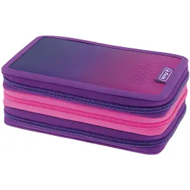 HERLITZ Etui scolaire TriCase 'Dip Dye Pink', 31 pièces photo du produit