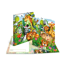 HERMA Chemise à élastiques 'Jungle', carton, A3 photo du produit