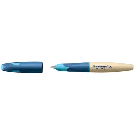 STABILO Stylo plume EASYbirdy Timber L, gaucher, bleu photo du produit