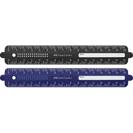 6 R&egrave;gle DOTS - 300 mm - Assorti - Faber-Castell photo du produit