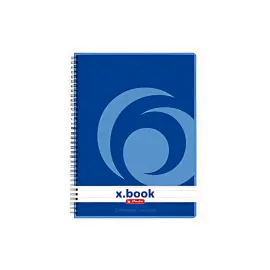 HERLITZ Cahier &agrave; spirales x.book A5, 160 pages, lign&eacute; photo du produit