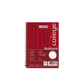 LANDR&Eacute; bloc-notes 'college', A6, 160 feuilles, quadrill&eacute; photo du produit