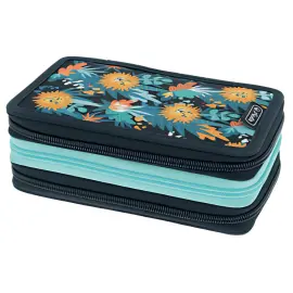 HERLITZ &Eacute;tui scolaire TriCase 'Happy Lions', 31 pi&egrave;ces photo du produit