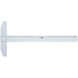 M+R R&egrave;gle t&eacute;, longueur de mesure: 750 mm, bleu transparent photo du produit