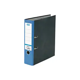 10 ELBA classeur smart marbr&eacute; nuageux, dos: 80 mm, bleu, A4 photo du produit