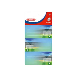 HERLITZ Étiquettes pour livres Football, 76 x 35 mm photo du produit