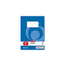 Cahier Octave x.book - A6 - quadrill&eacute; - 70 g/m&sup2; - Herlitz photo du produit