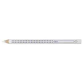 FABER-CASTELL Crayon pour cahier et tableau Jumbo GRIP blanc photo du produit