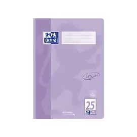 Cahier Touch pastel - A4 - lin&eacute;ature 25 - Lilas - Oxford photo du produit